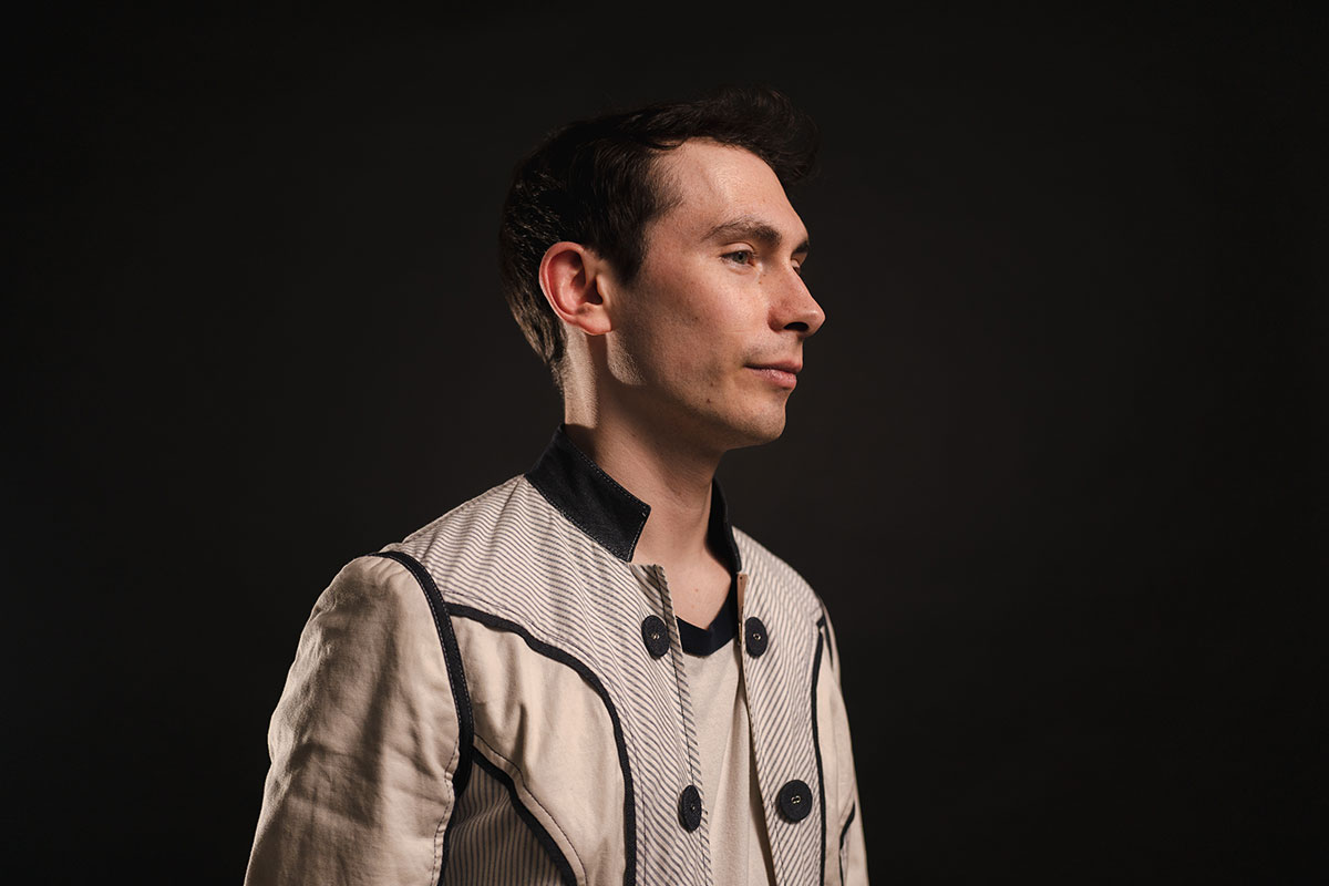 Aaron at Mana Contemporary | Photo by Kenneth Leftridge Jr.