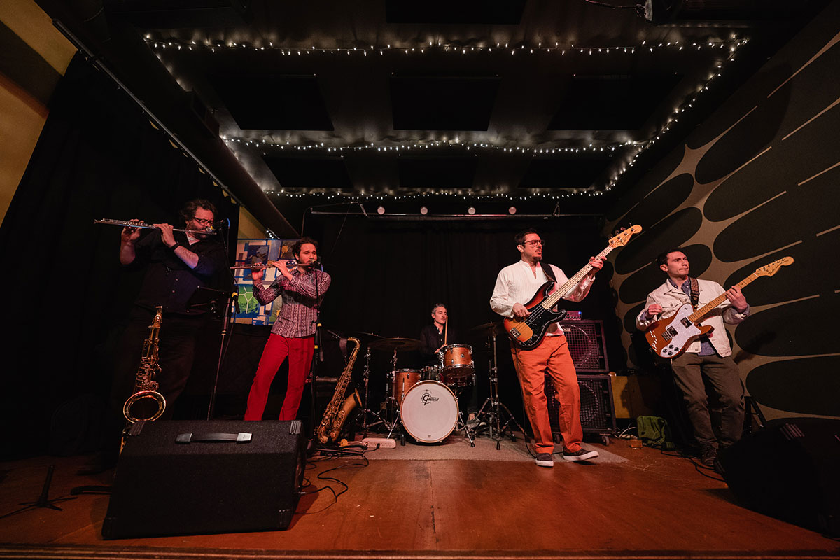 Radio Outernational's debut performance at The Hungry Brain,  2023